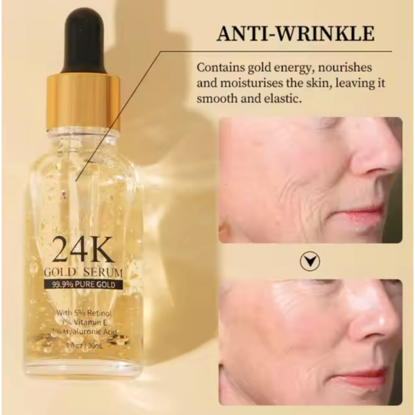 GoldenGlow Luxury Anti-Aging Serum